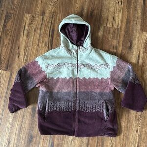 Vintage Bernardo M reversible hooded jacket. Great condition!